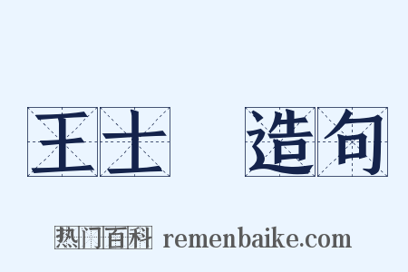 王士禛造句是什么意思的图片